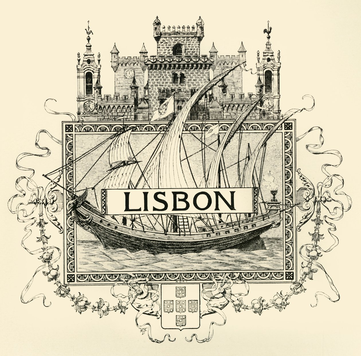 Lisbonne, fin du XIXe-début du XXe siècle - Unbekannt