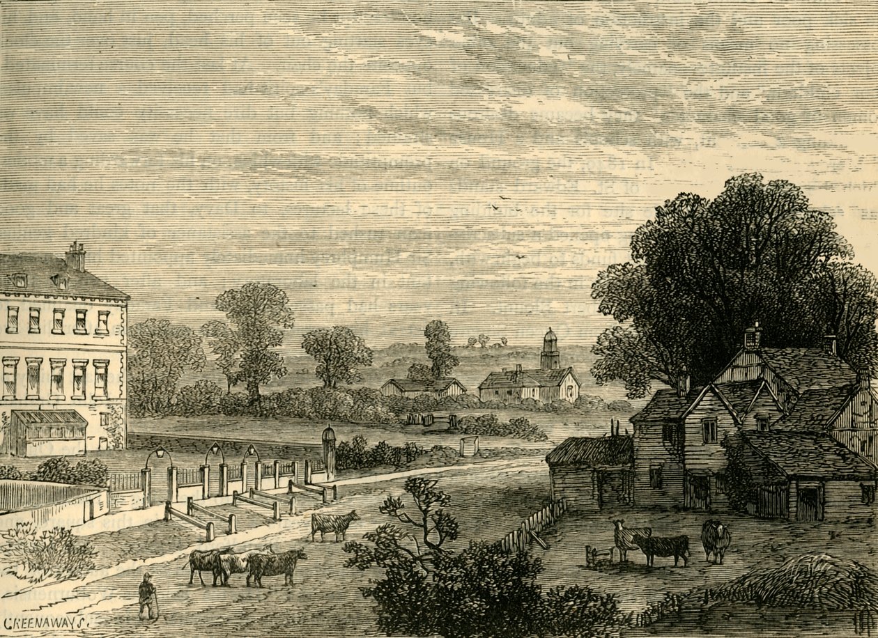 Lisson Green au XVIIIe siècle, vers 1876 - Unbekannt