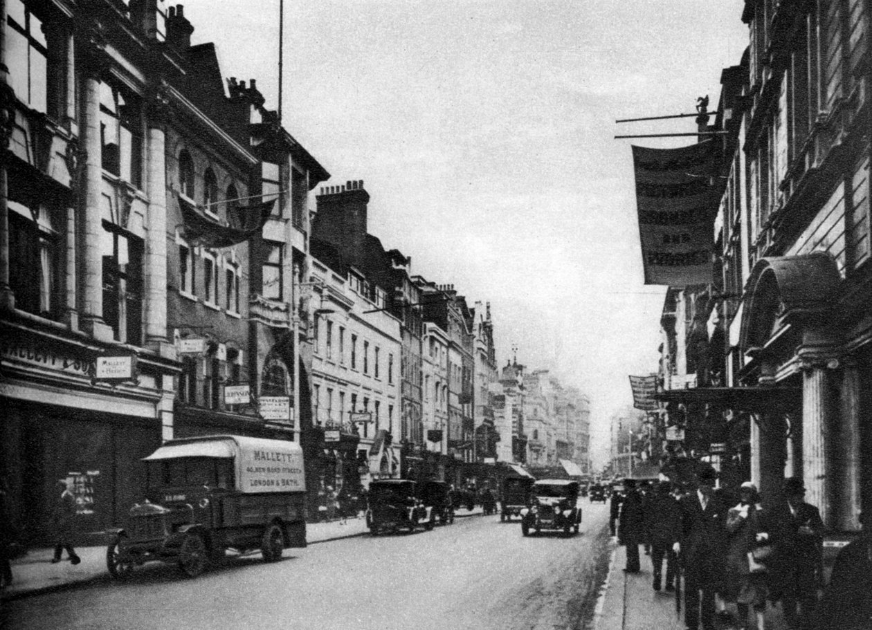 Vue vers le sud dans New Bond Street, Londres, 1926-1927 - Unbekannt