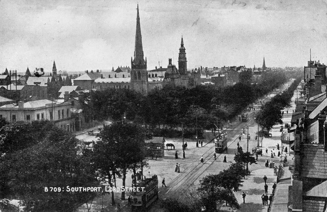 Lord Street, Southport, Lancashire, vers 1900 - Unbekannt