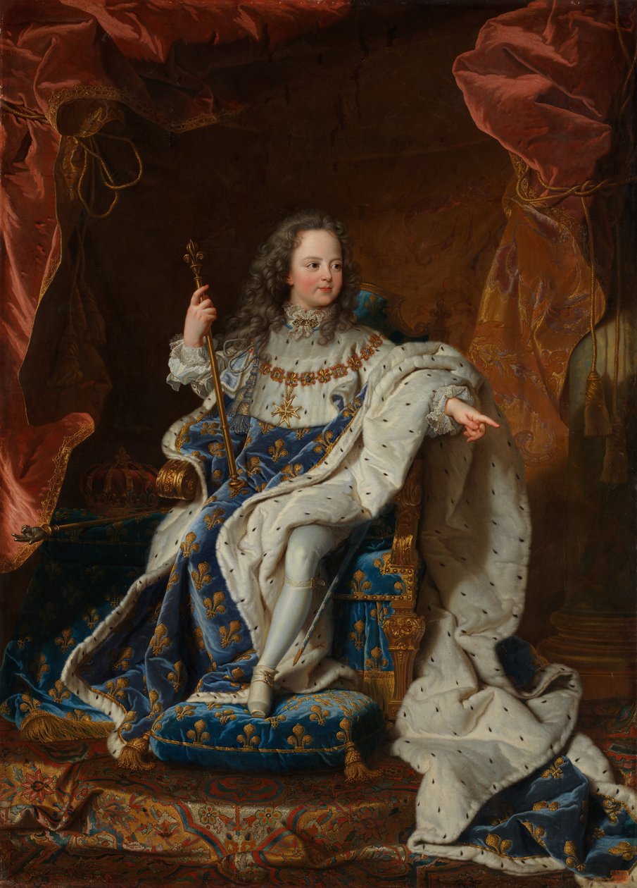Louis XV 1710-1774 enfant, ca. 1716-24 - Unbekannt