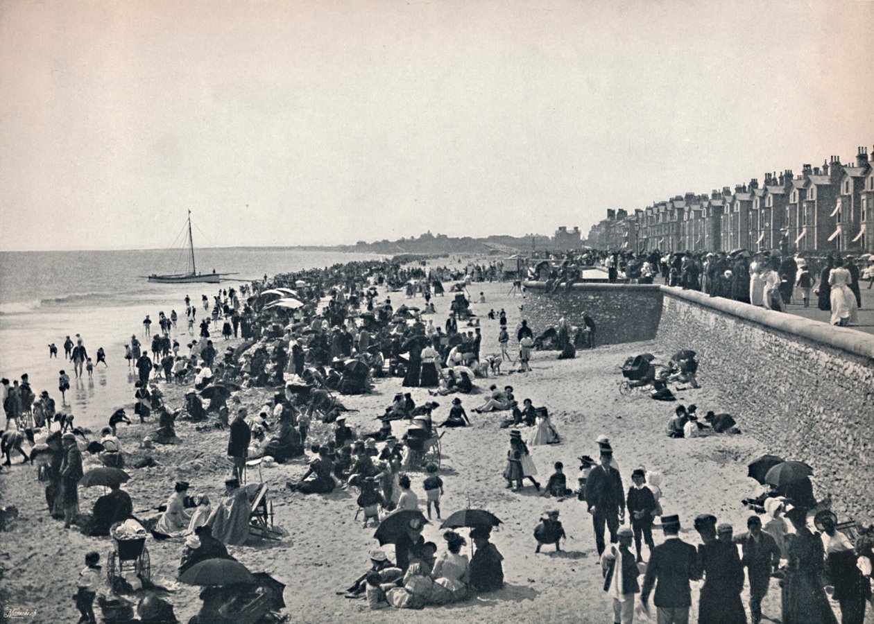 Lowestoft - Sur le sable, 1895 - Unbekannt