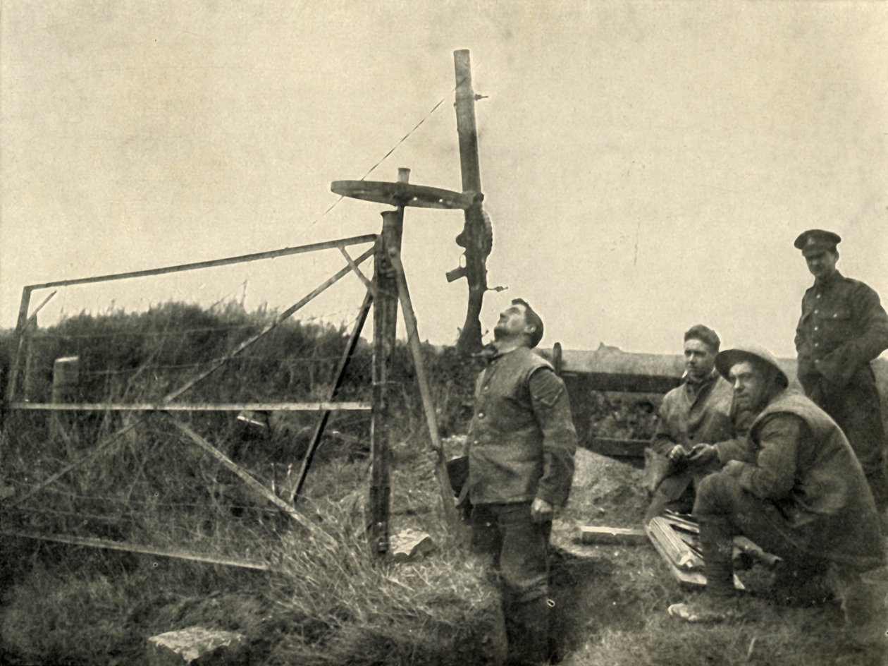 Mitrailleuse montée sur roue, 1919 - Unbekannt