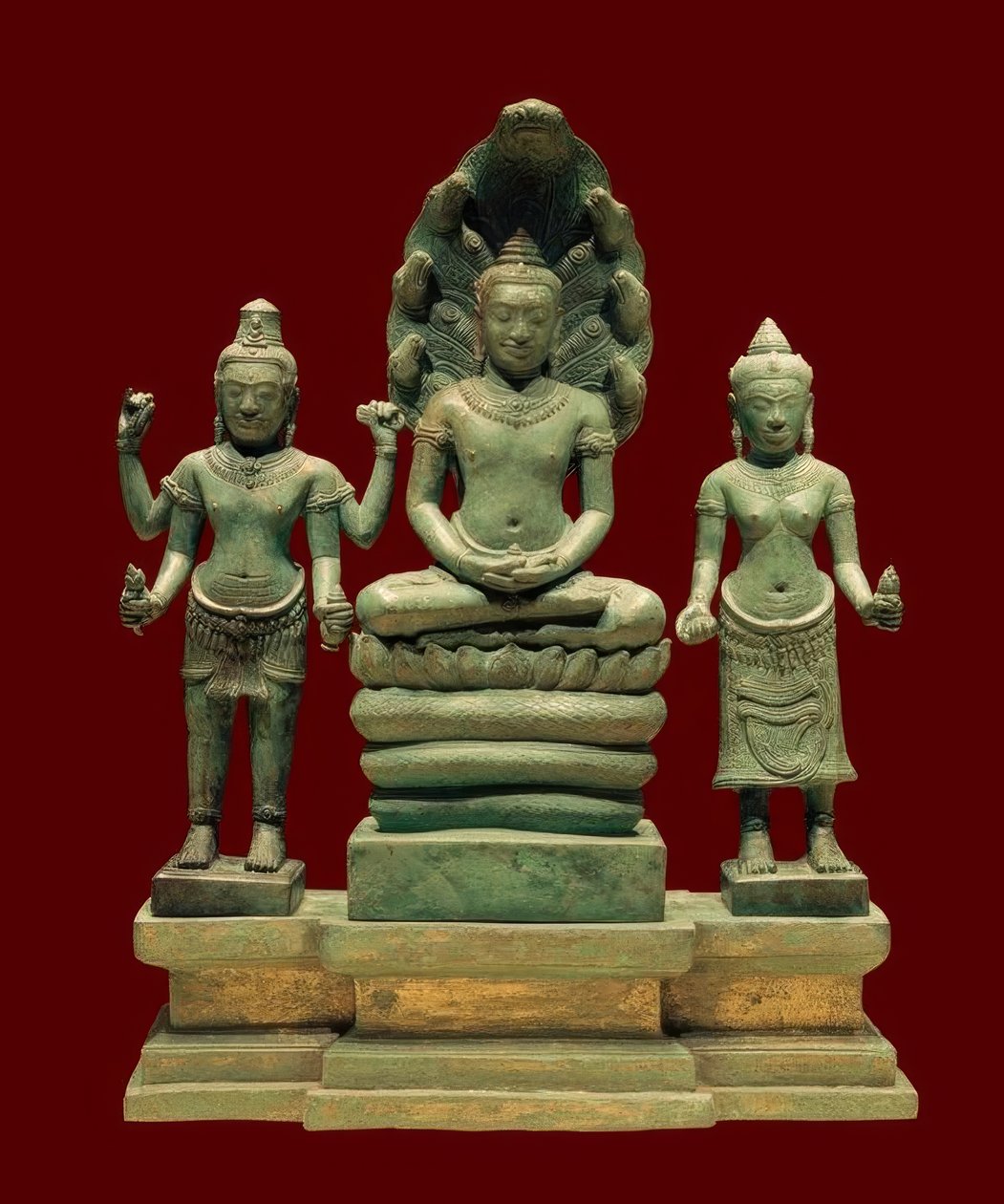 Triade bouddhiste Mahayana - Unbekannt