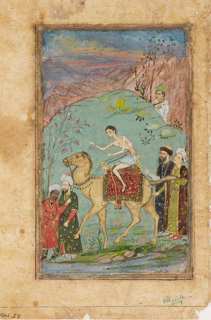 Majnun sur un chameau, 19ème siècle - Unbekannt