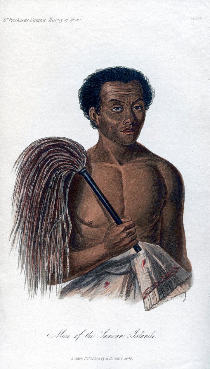 Homme des îles Samoa, 1848 - Unbekannt