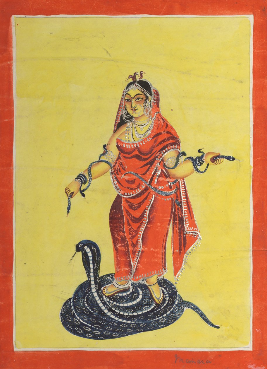 Manasa, la déesse serpent, 1800s - Unbekannt