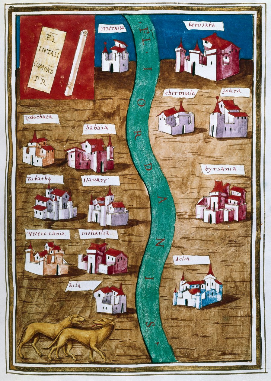 Carte de Palestine (miniature) - Unbekannt