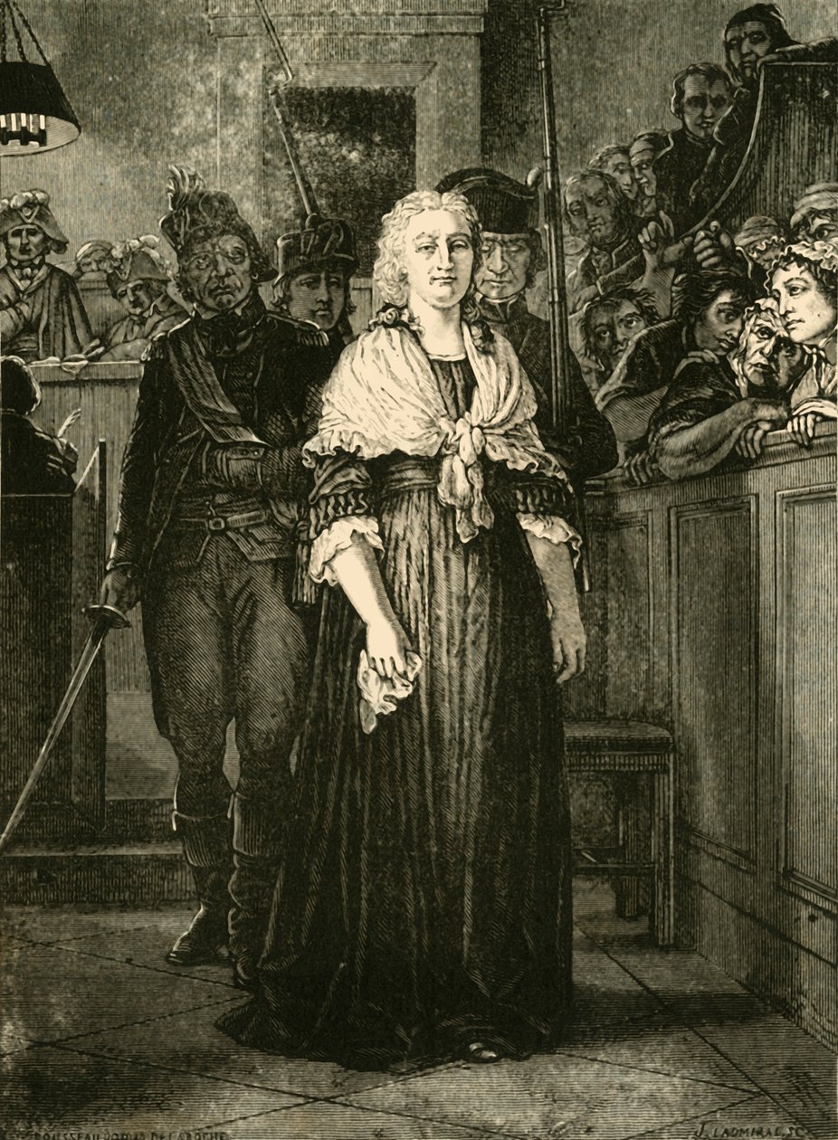 Marie-Antoinette quittant le Tribunal révolutionnaire - Unbekannt