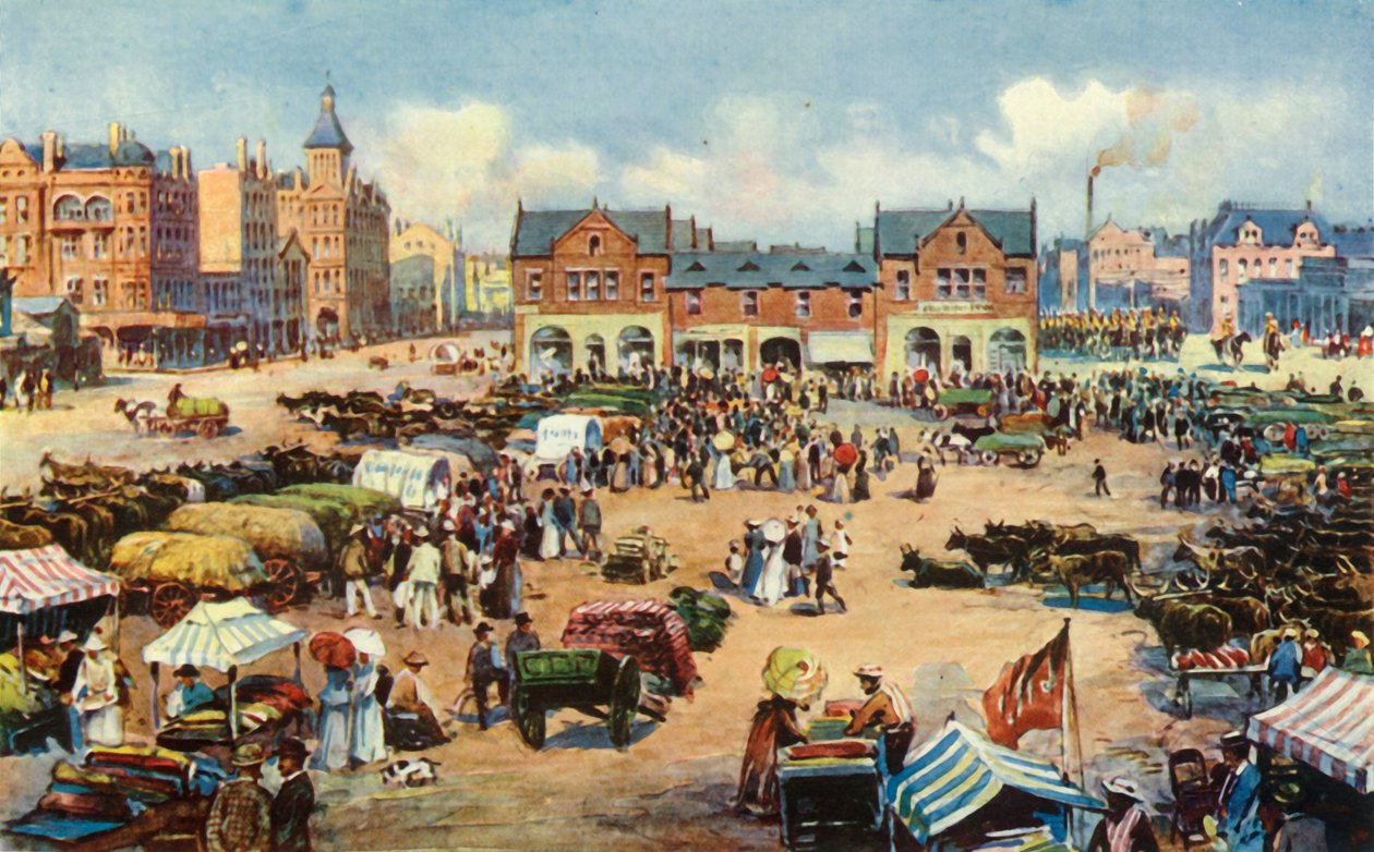 Place du marché, Johannesburg, 1901 - Unbekannt