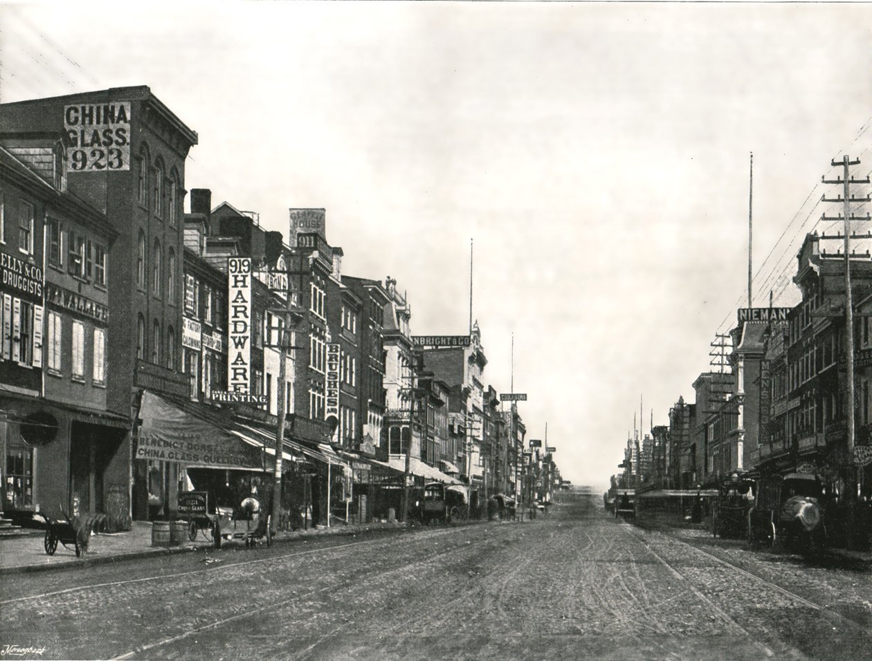 Market Street, Philadelphie, USA, 1895 - Unbekannt