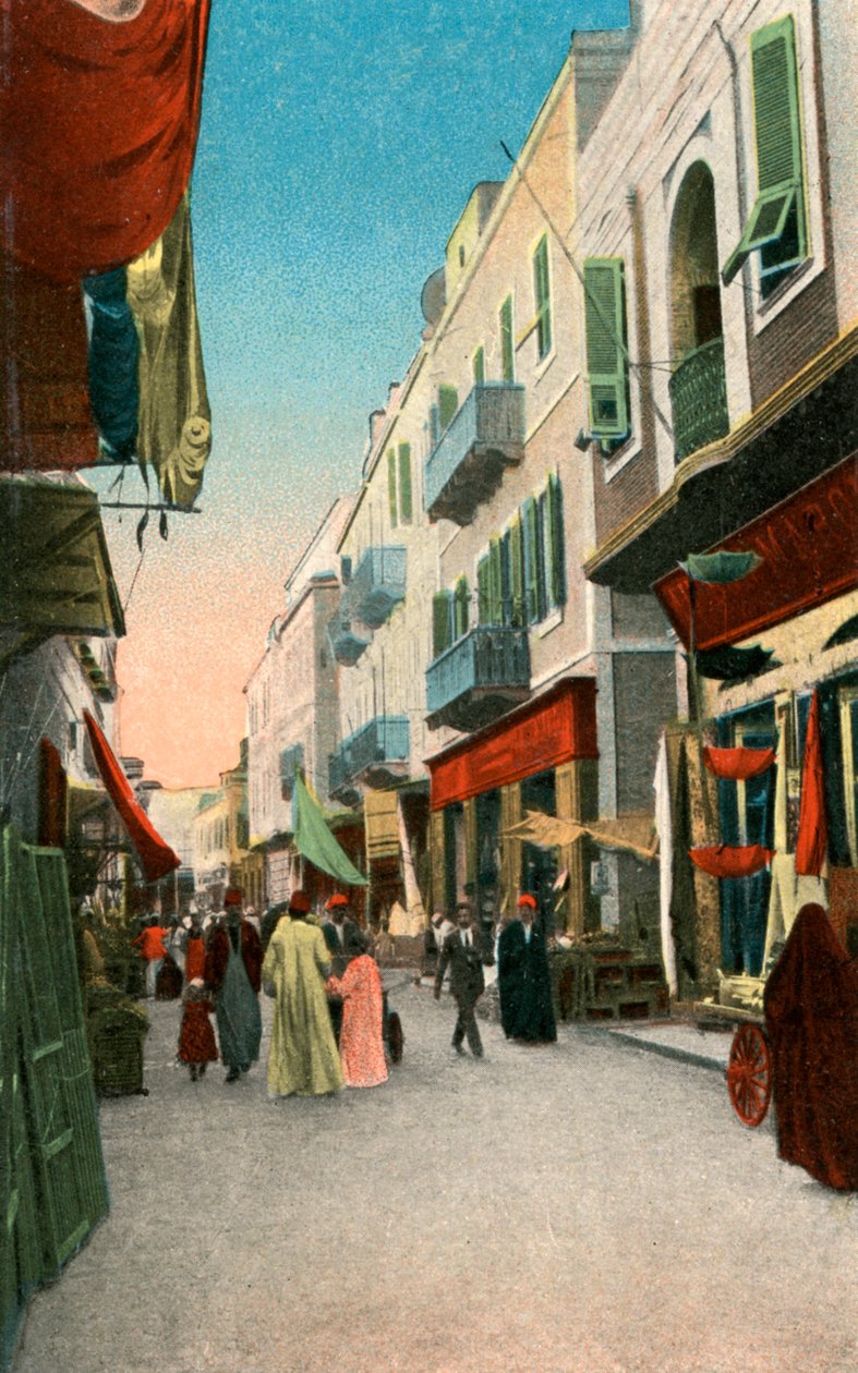 Rue du Marché, Suez, Égypte, 20e siècle - Unbekannt