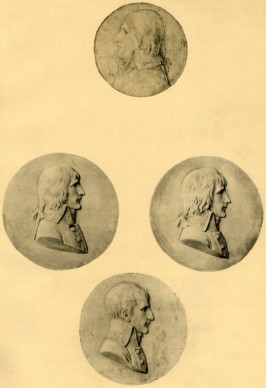 Portraits en médaillon de Napoléon - Unbekannt