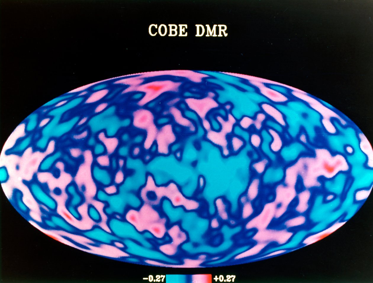 Carte micro-ondes du ciel entier, vers 1990s - Unbekannt