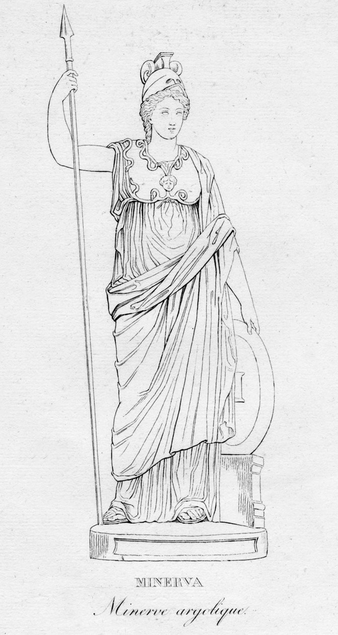 Minerva Minerve argolique, vers 1850 - Unbekannt