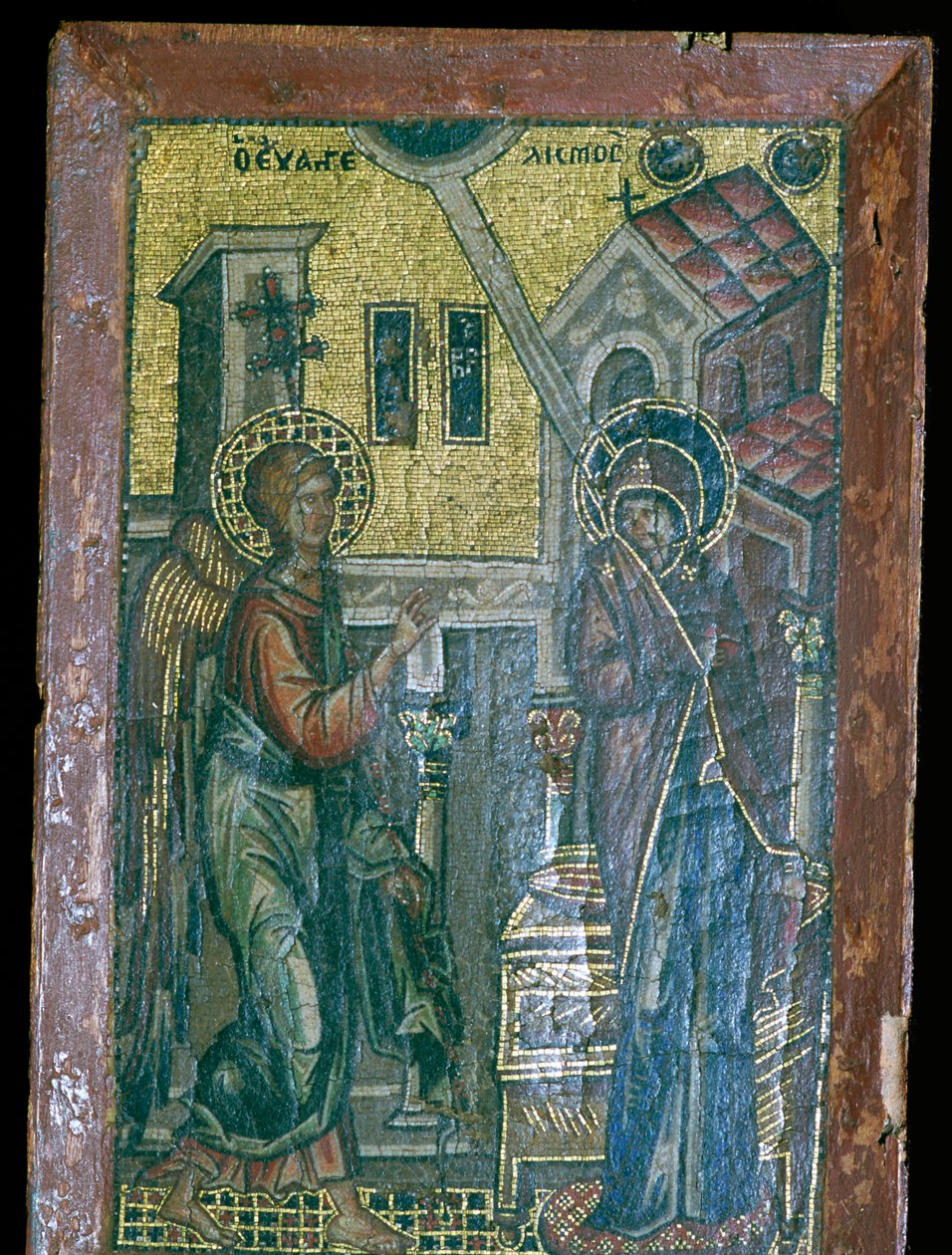 Mosaïque byzantine miniature de l