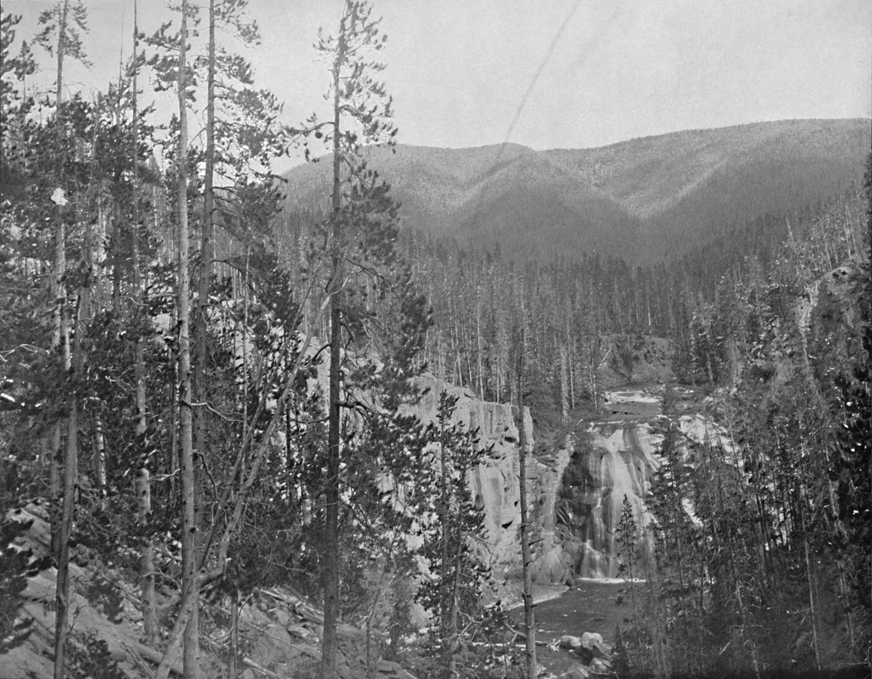 Rivière Missouri, en aval des Great Falls, Montana, vers 1897 - Unbekannt