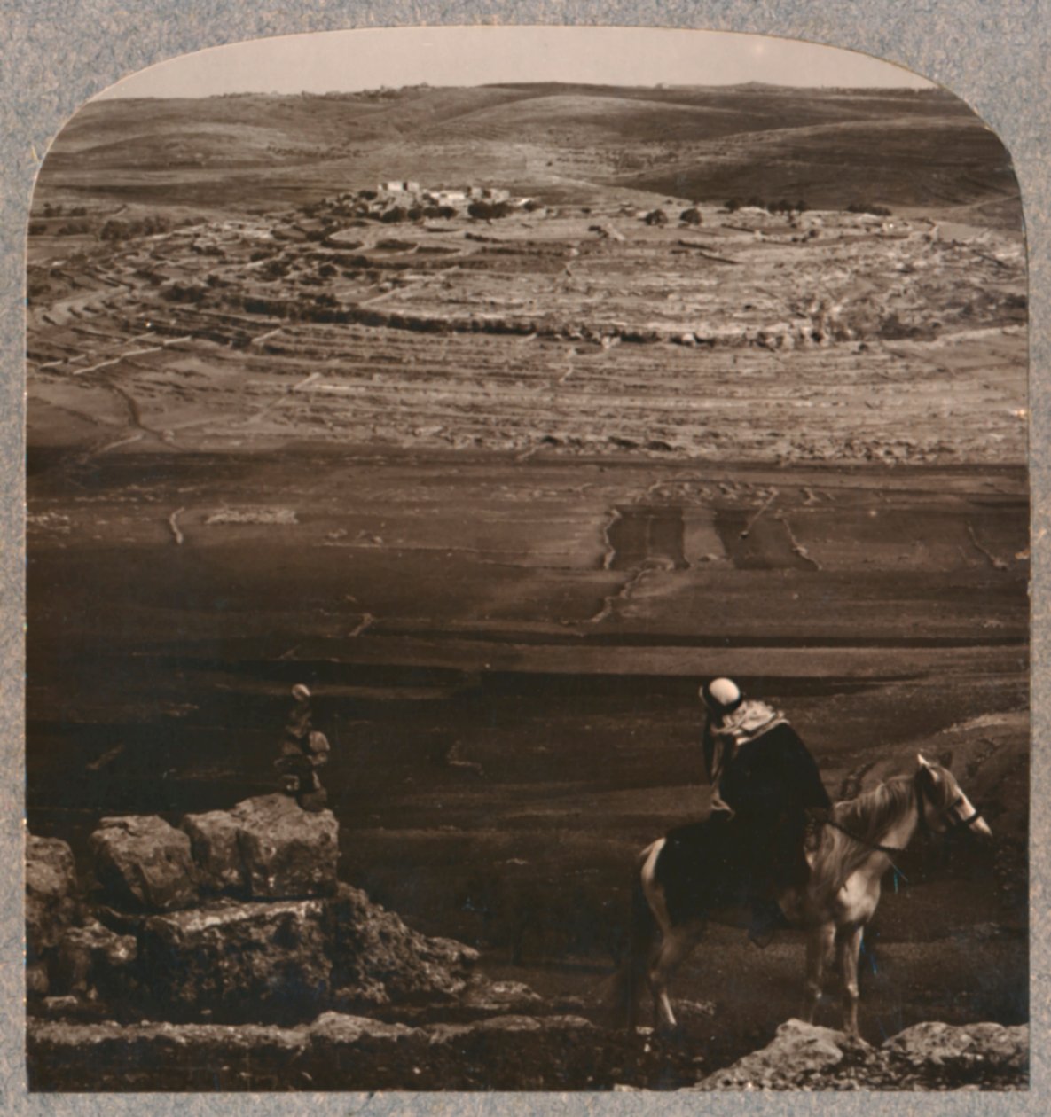 Mizpeh, avec le pilier de pierres de Jacob, vers 1900 - Unbekannt