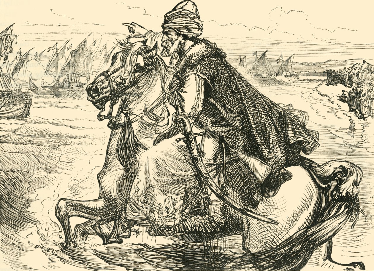 Mohammed II encourageant ses marins - Unbekannt