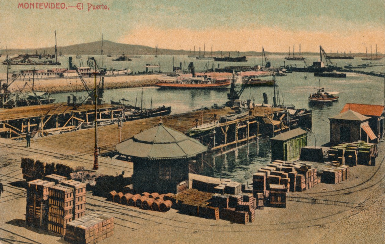 Montevideo - Le Port, vers 1900 - Unbekannt