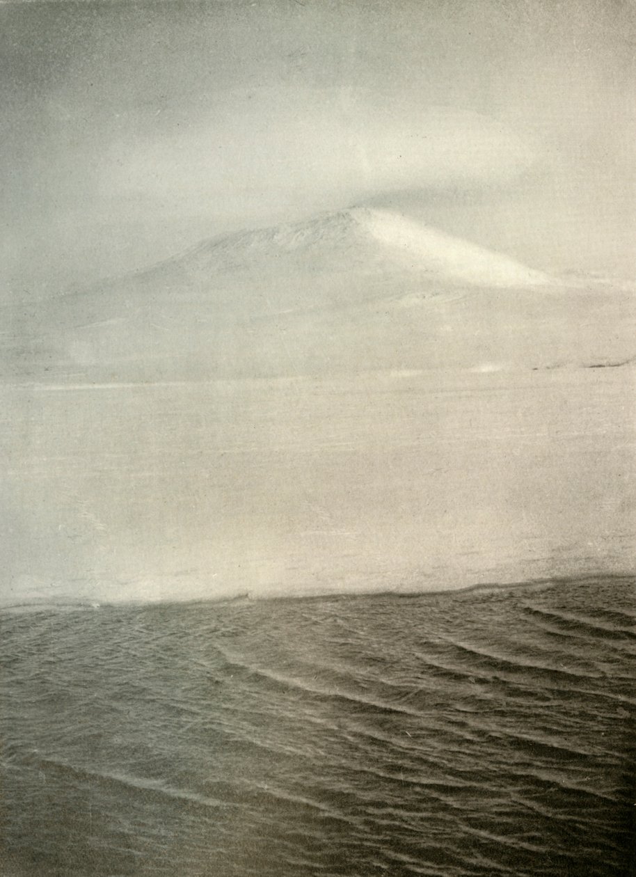 Mont Erebus depuis le pied de glace, vers 1908, 1909 - Unbekannt