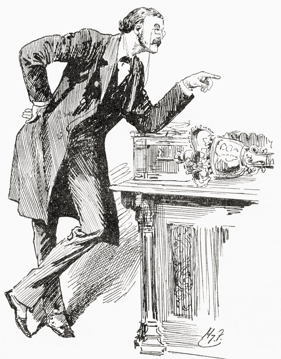 M. Balfour parlant à la Chambre des communes - Unbekannt