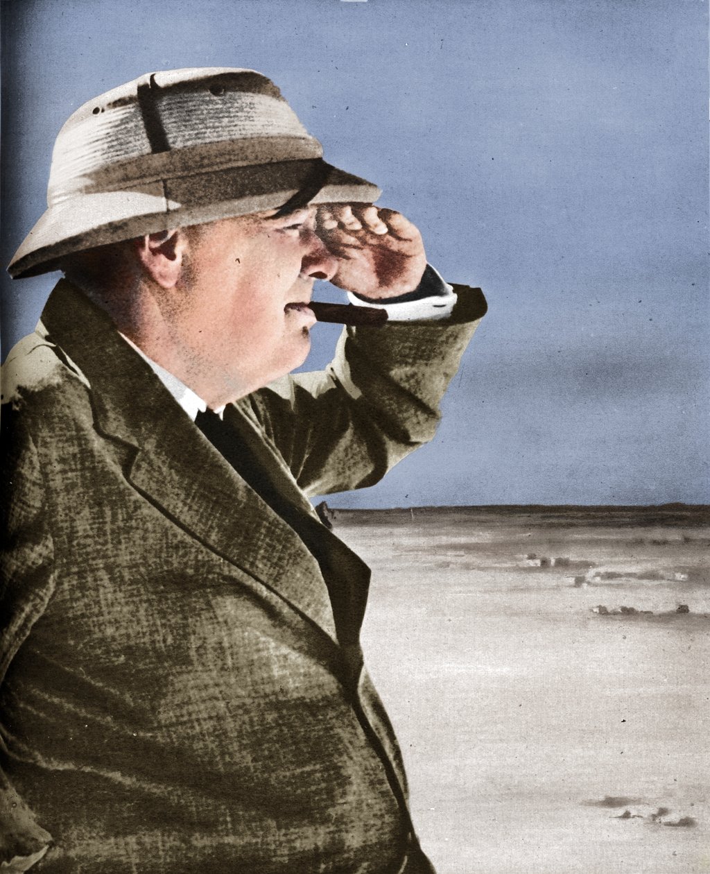 M. Churchill espionne l