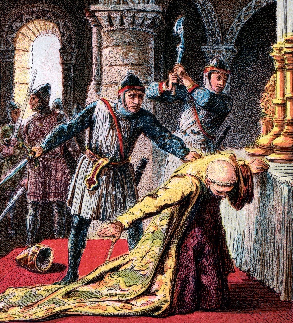 Meurtre de Thomas A Becket, 1170, vers 1850 - Unbekannt