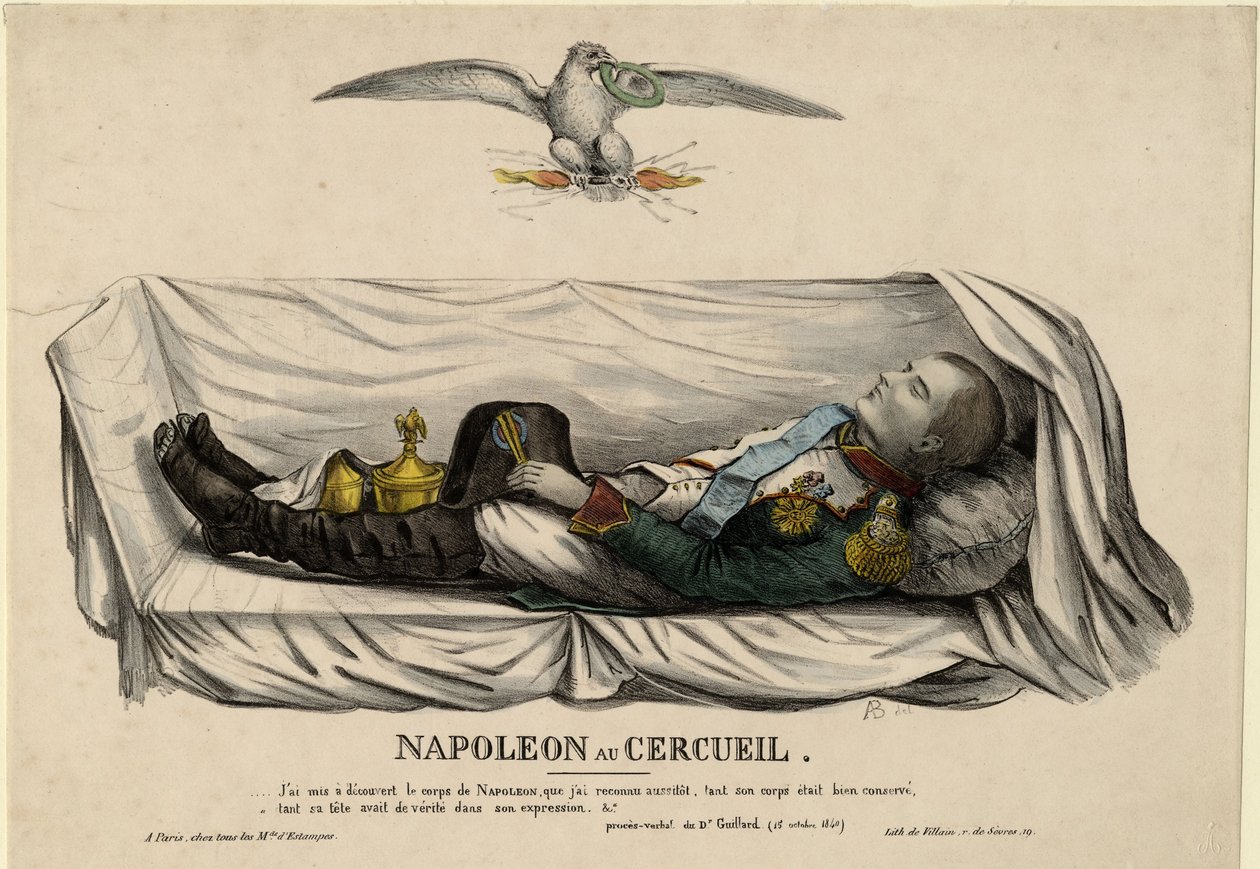Cercueil de Napoléon, vers 1840 - Unbekannt