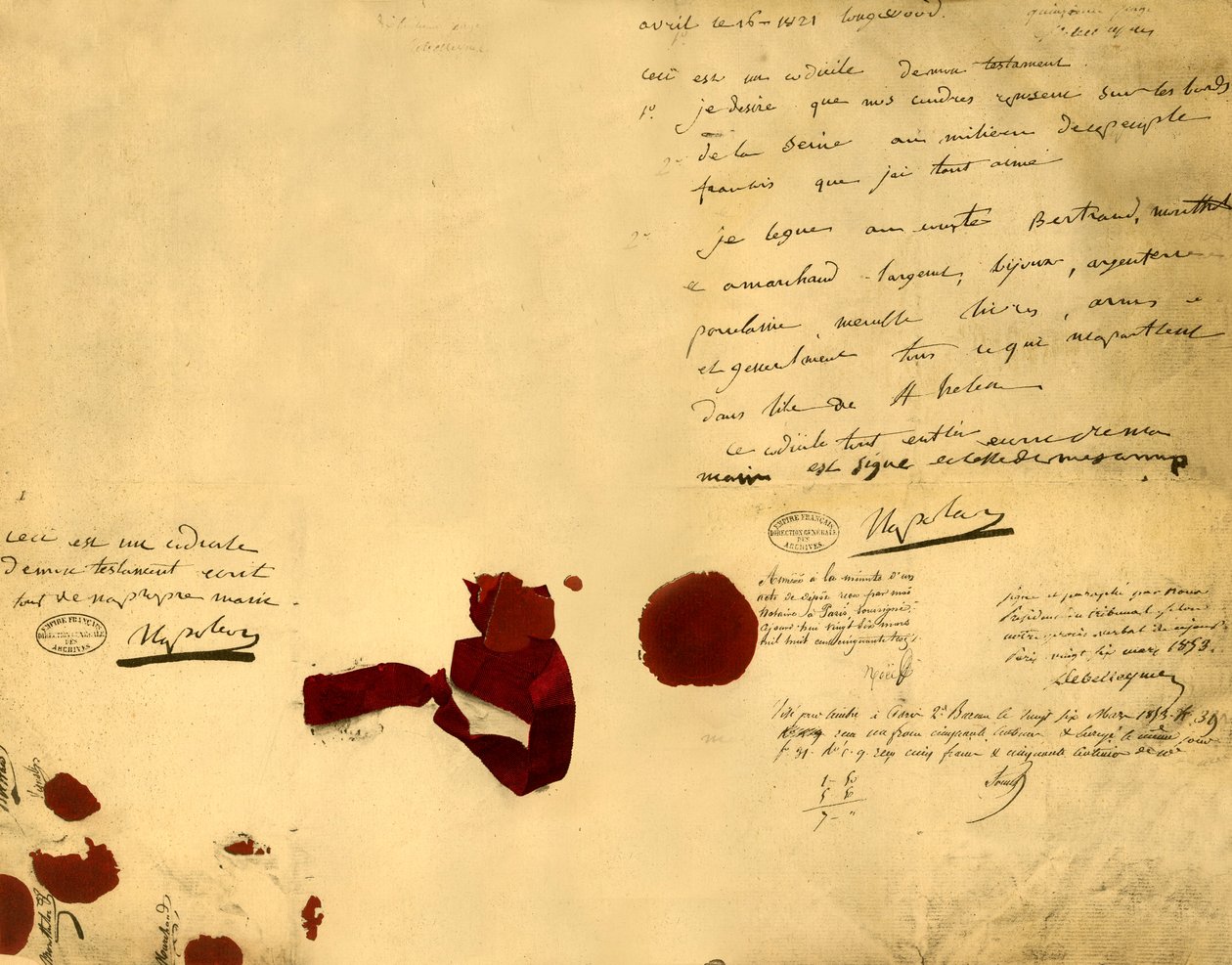 Testament de Napoléon, 16 avril 1821, 1921 - Unbekannt