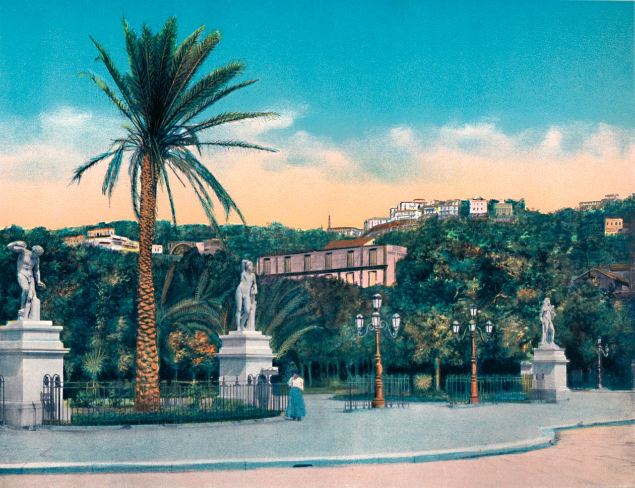 Naples - Entrée de la Villa Comunale, vers 1900 - Unbekannt
