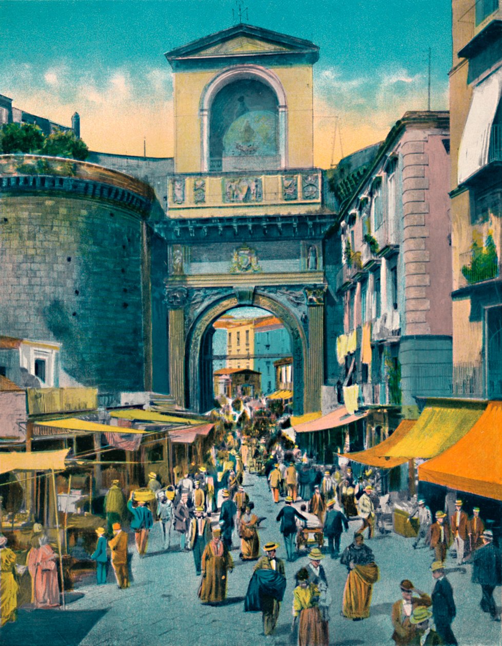 Napoli - Porta Capuana, vers 1900 - Unbekannt
