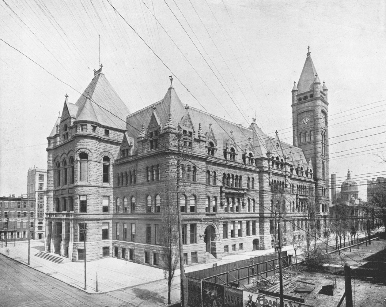 Nouvelle mairie, Cincinnati, Ohio, USA, vers 1900 - Unbekannt