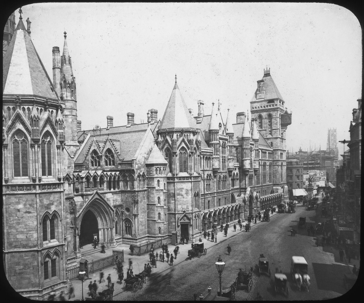 Nouveaux tribunaux, Londres, fin du XIXe siècle - Unbekannt