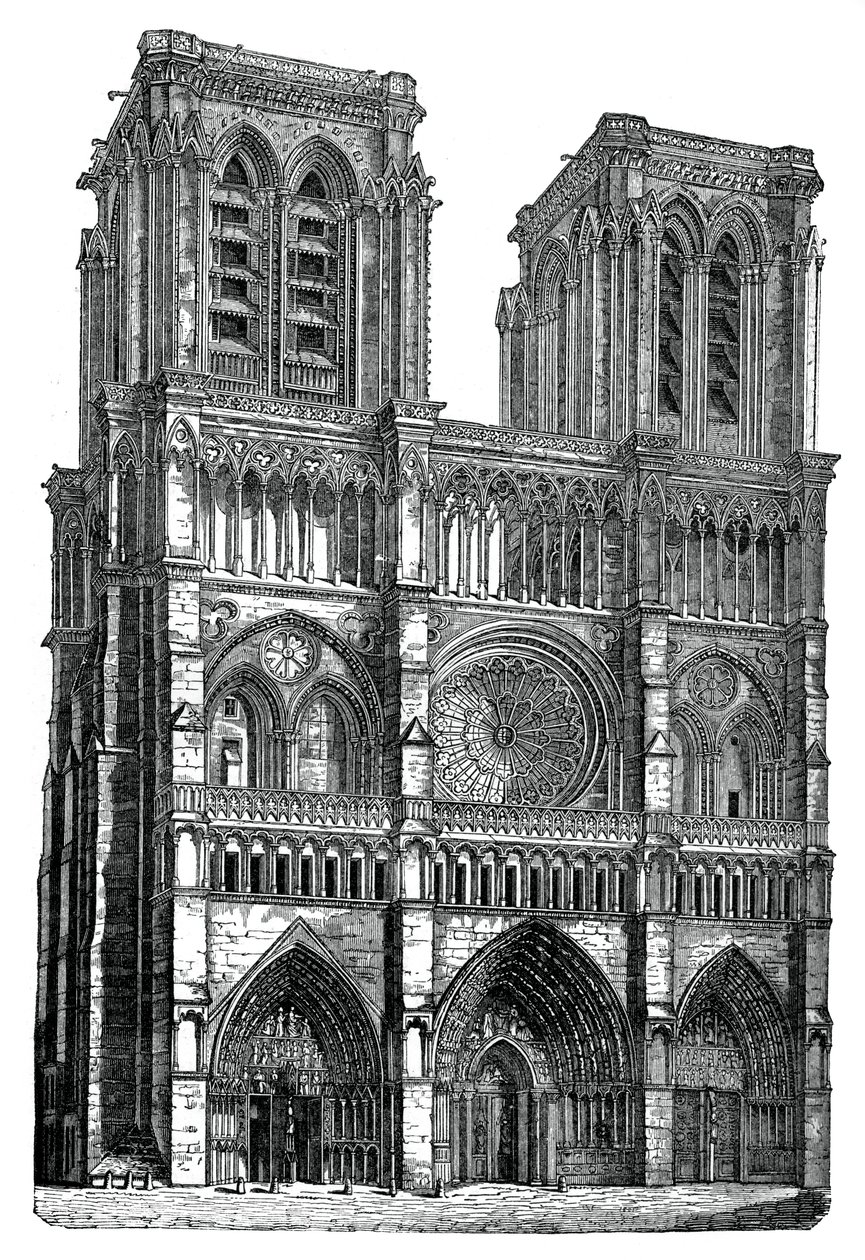 Notre-Dame, Paris, 1870 - Unbekannt