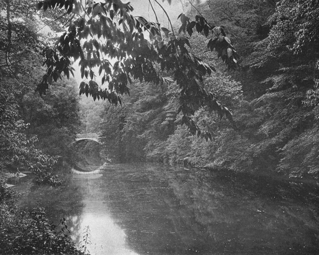 Sur le ruisseau Wissahickon, Fairmount Park, Philadelphie, USA, vers 1900 - Unbekannt