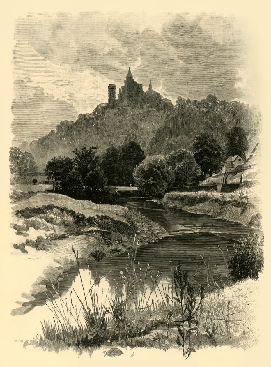 Sur le Churnet, près des tours d