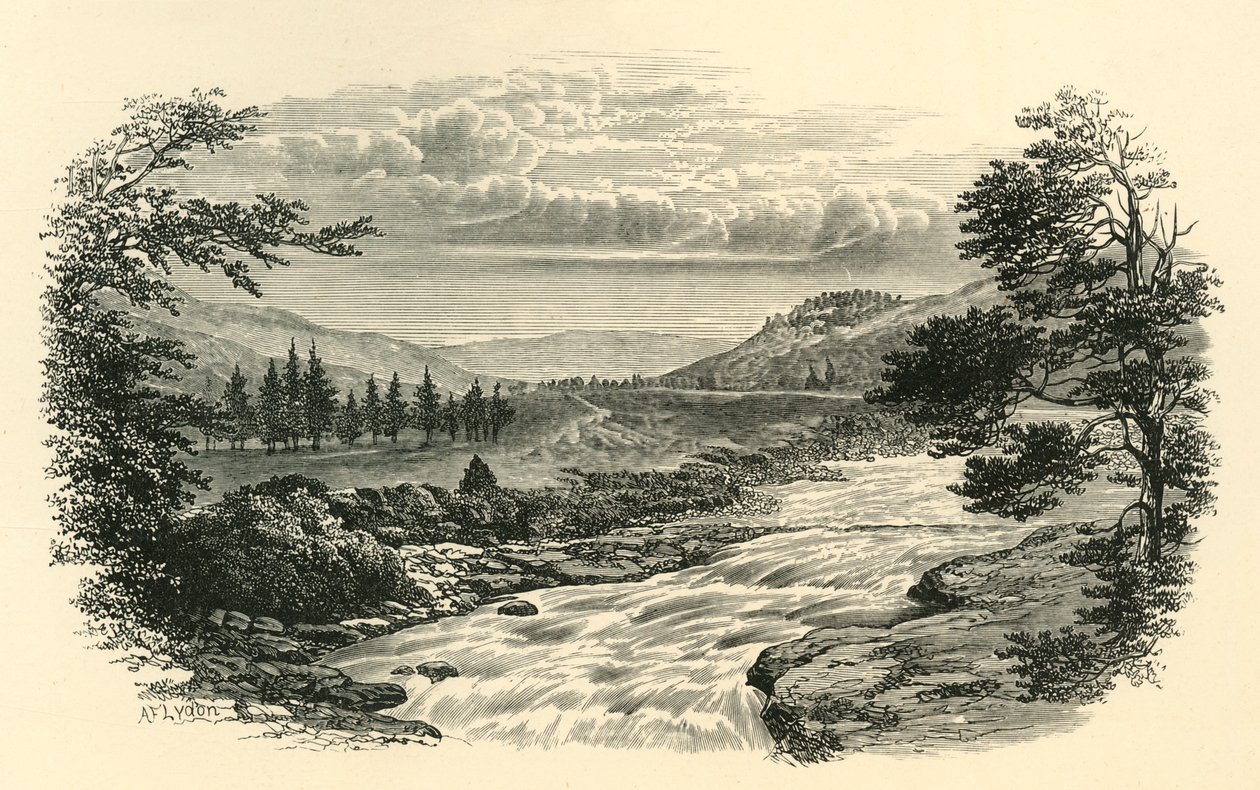Sur la Dee, Écosse, c1890 - Unbekannt