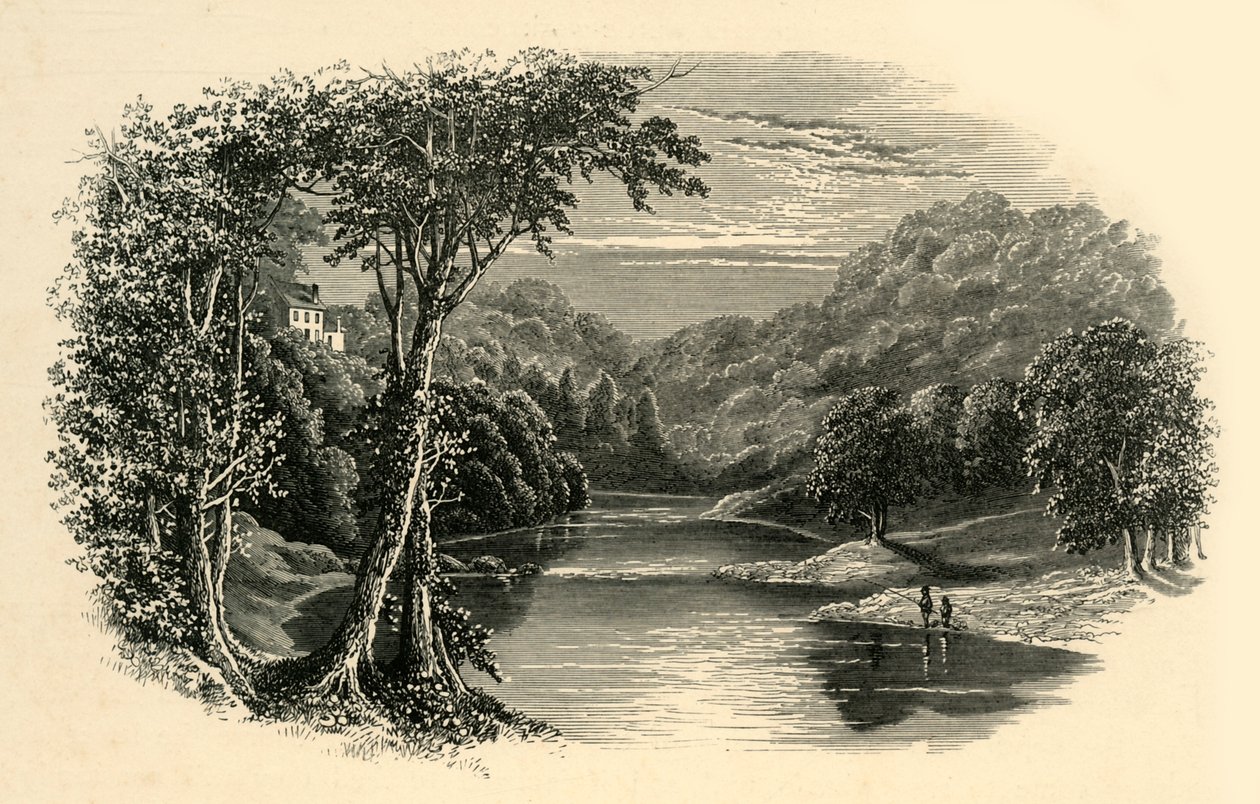 Sur le Hodder, vers 1890 - Unbekannt
