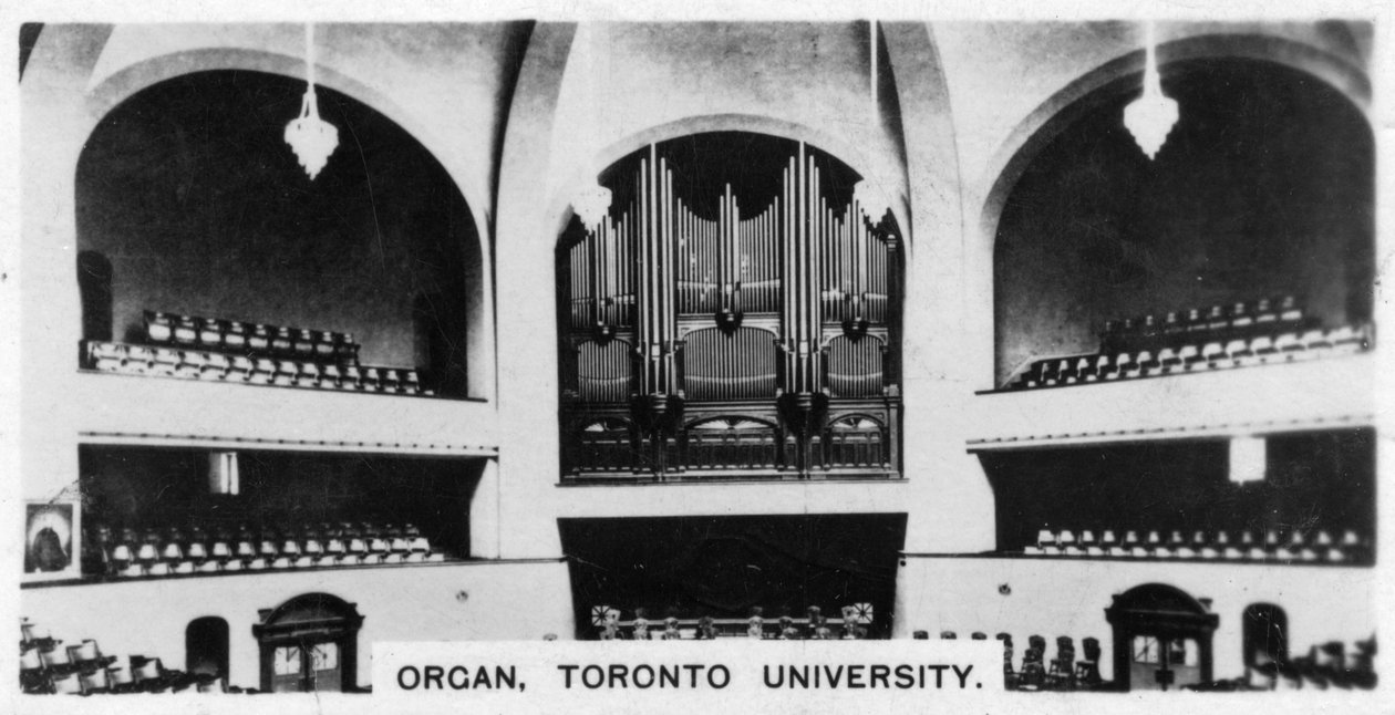 Orgue, Université de Toronto, vers 1920 - Unbekannt