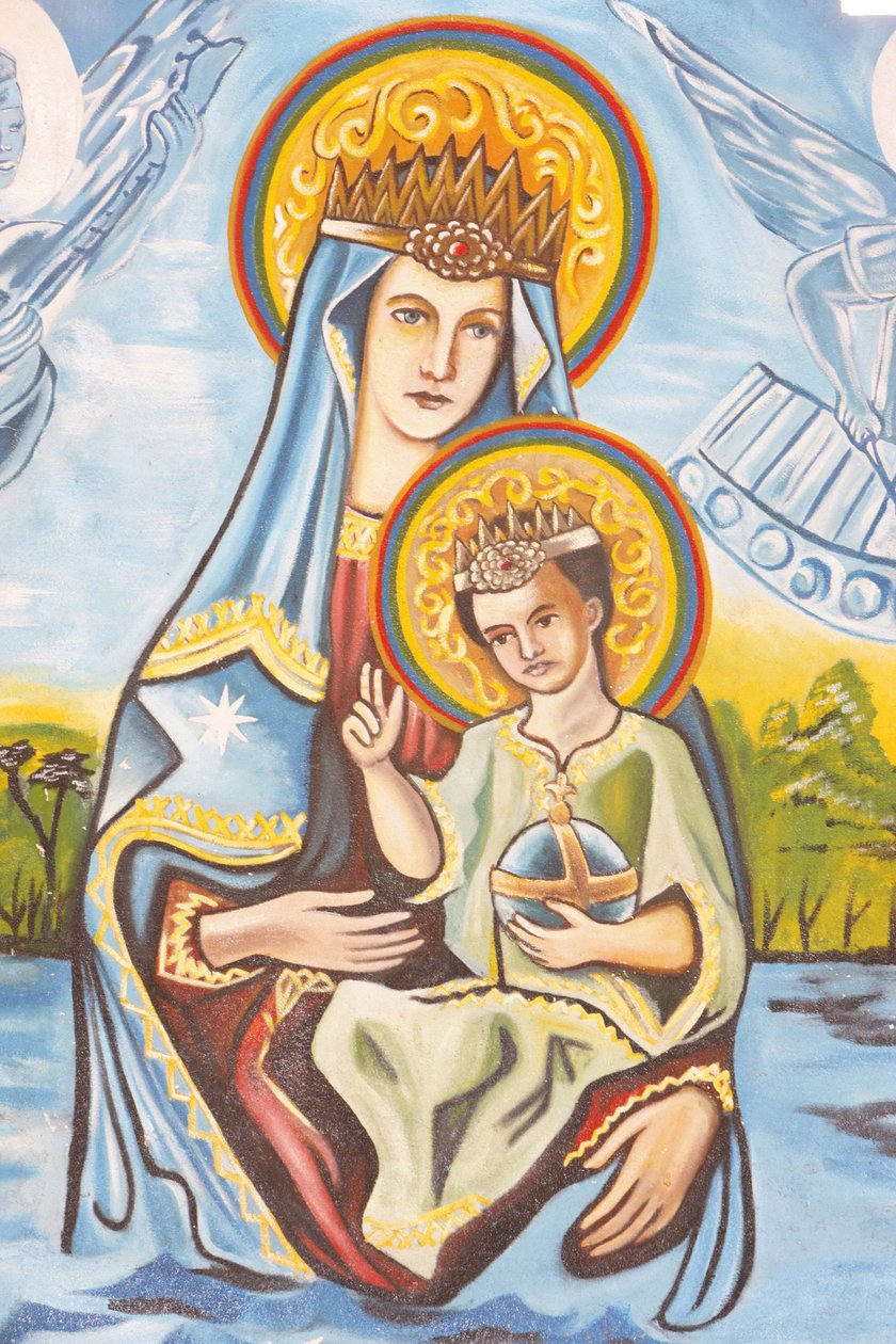 Fresque de Notre-Dame du Togo, Togoville, Togo - Unbekannt