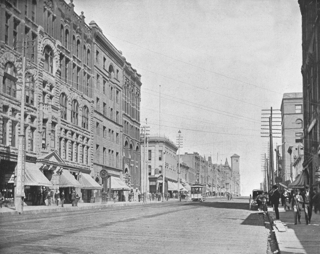 Avenue du Pacifique, Tacoma, Washington, USA, vers 1900 - Unbekannt