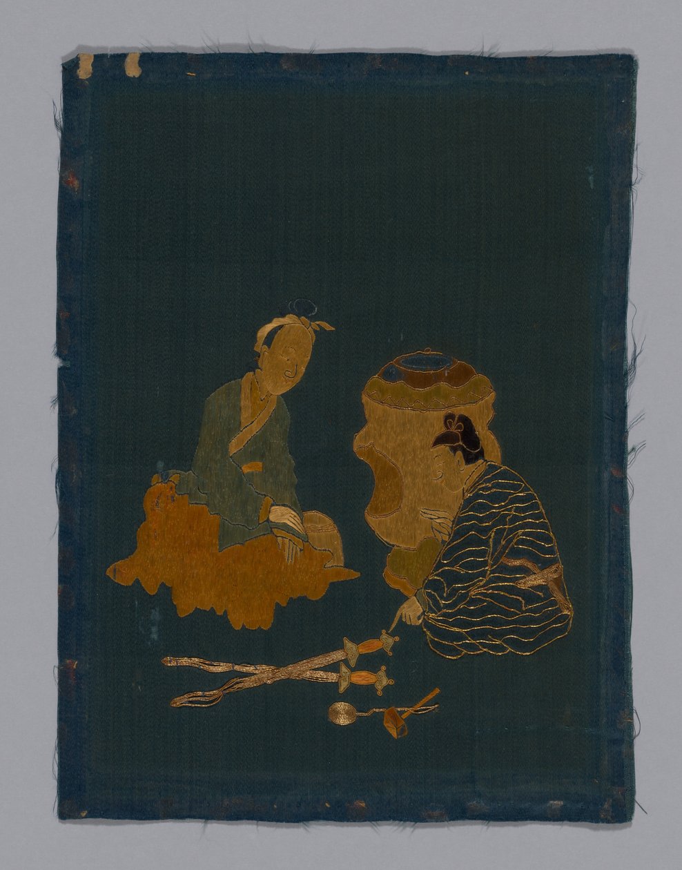 Pièce de panneau, Chine, dynastie Qing 1644-1911, 1800-50 - Unbekannt