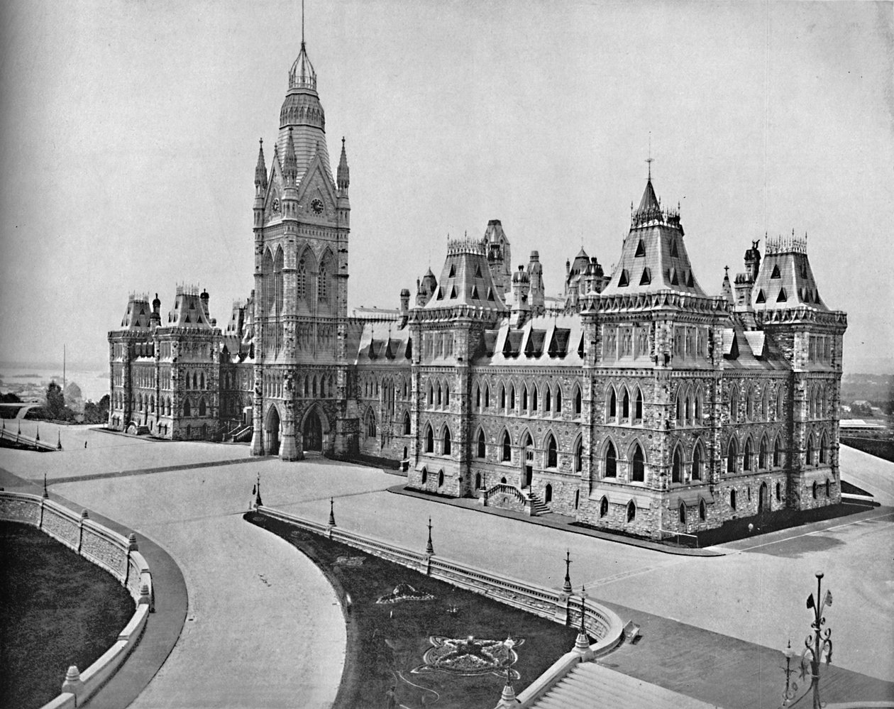 Bâtiments du Parlement, Ottawa, Canada, c1897 - Unbekannt