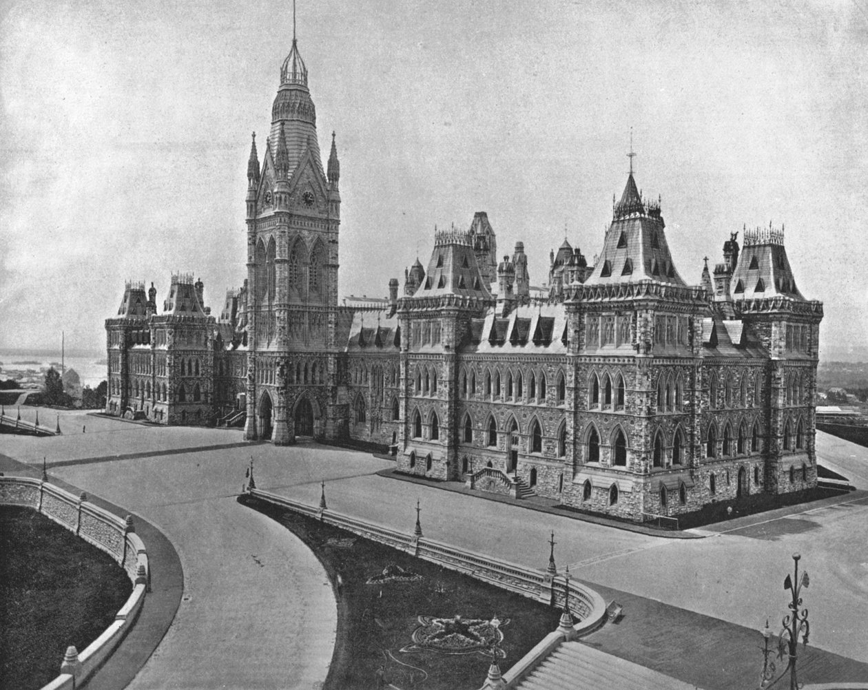 Bâtiments du Parlement, Ottawa, Canada, vers 1900 - Unbekannt