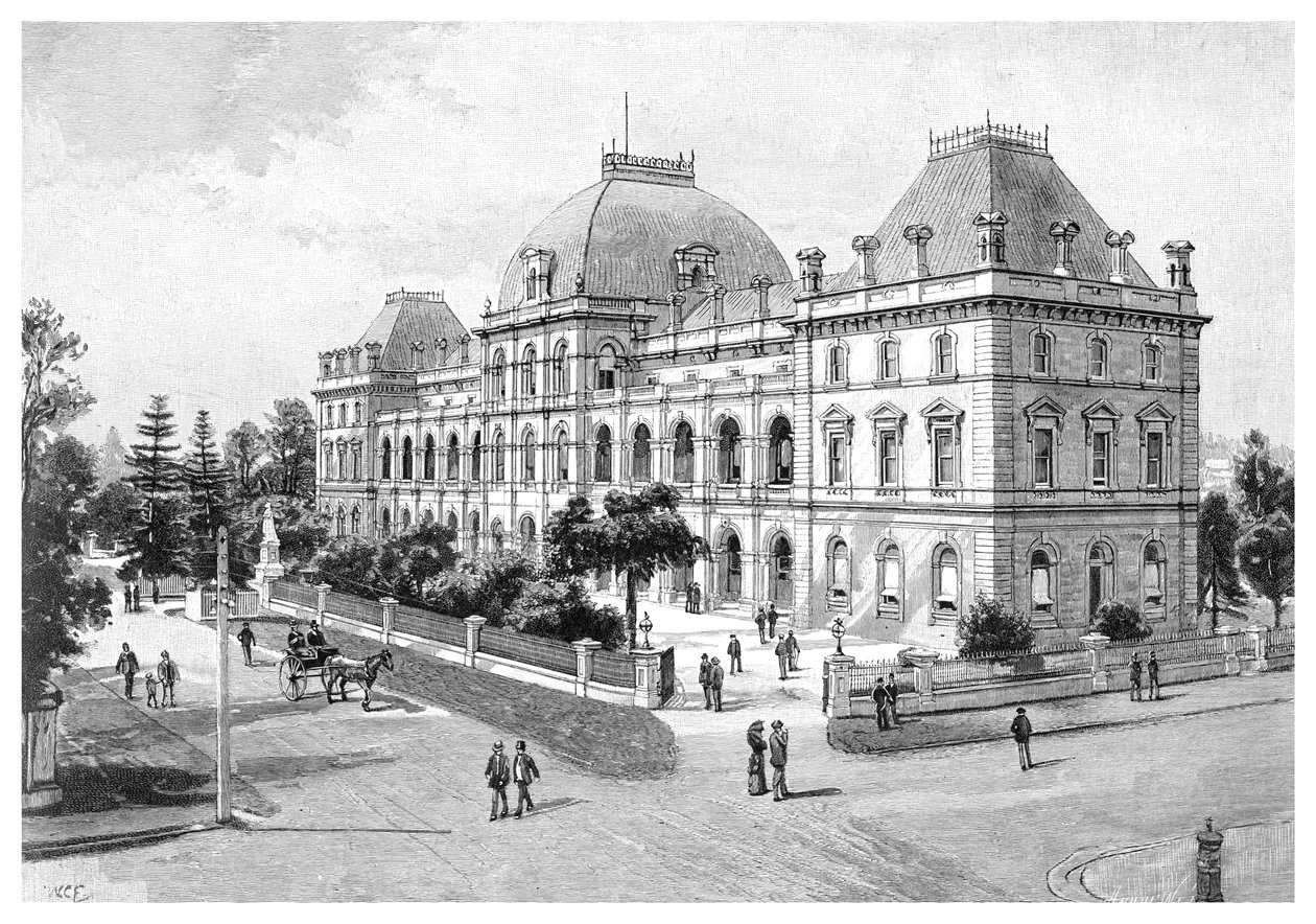 Parlement, Brisbane, Australie, 1886 - Unbekannt
