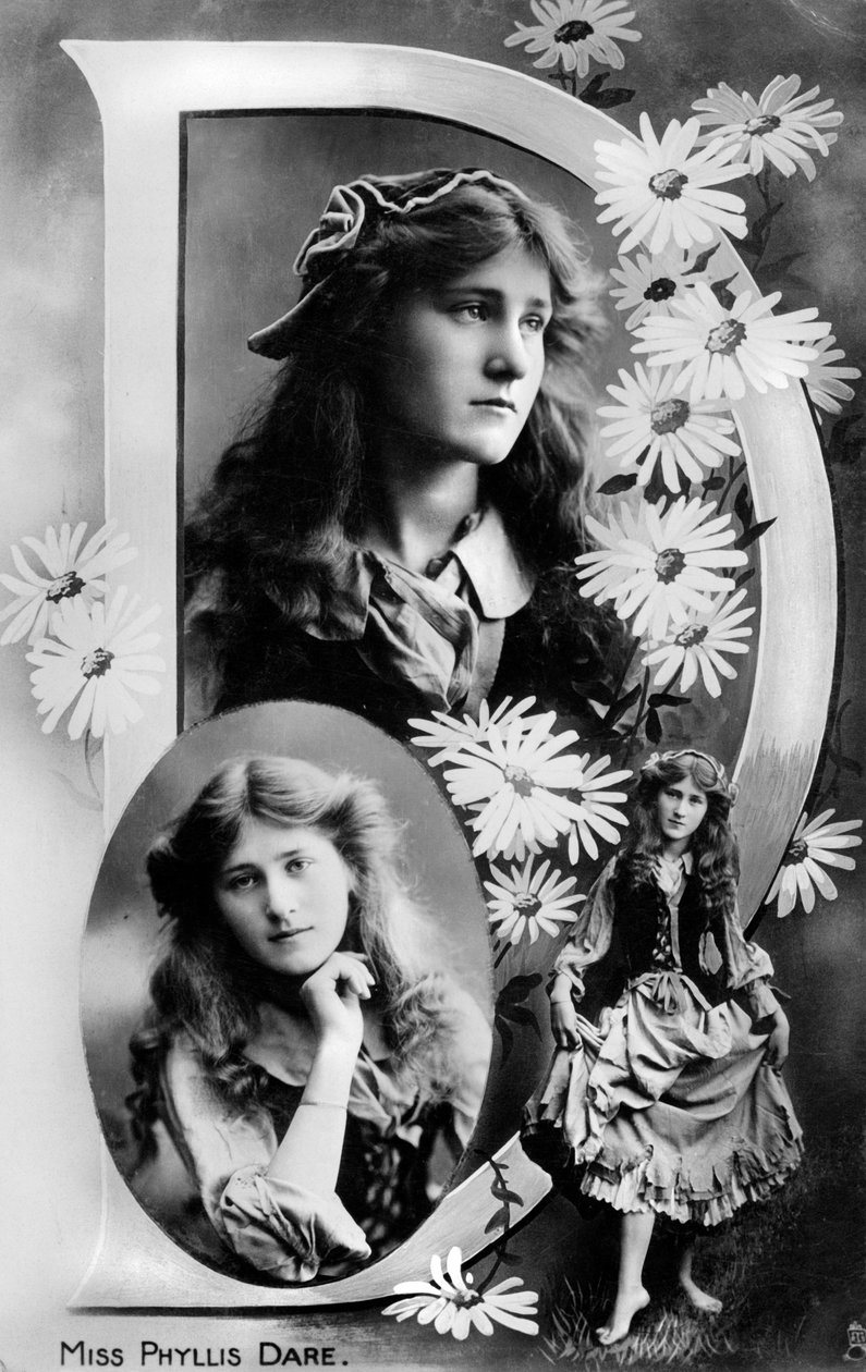 Phyllis Dare 1890-1975, actrice anglaise, 1905 - Unbekannt