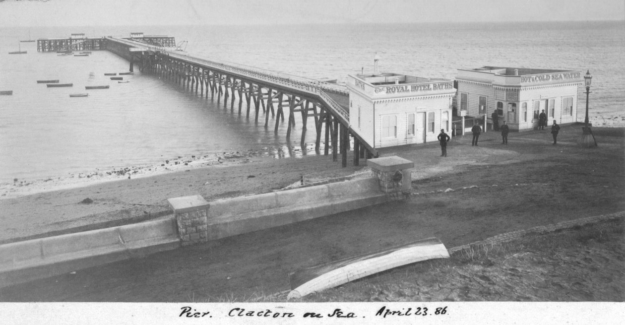Jetée de Clacton-on-Sea, 23 avril 1886 - Unbekannt