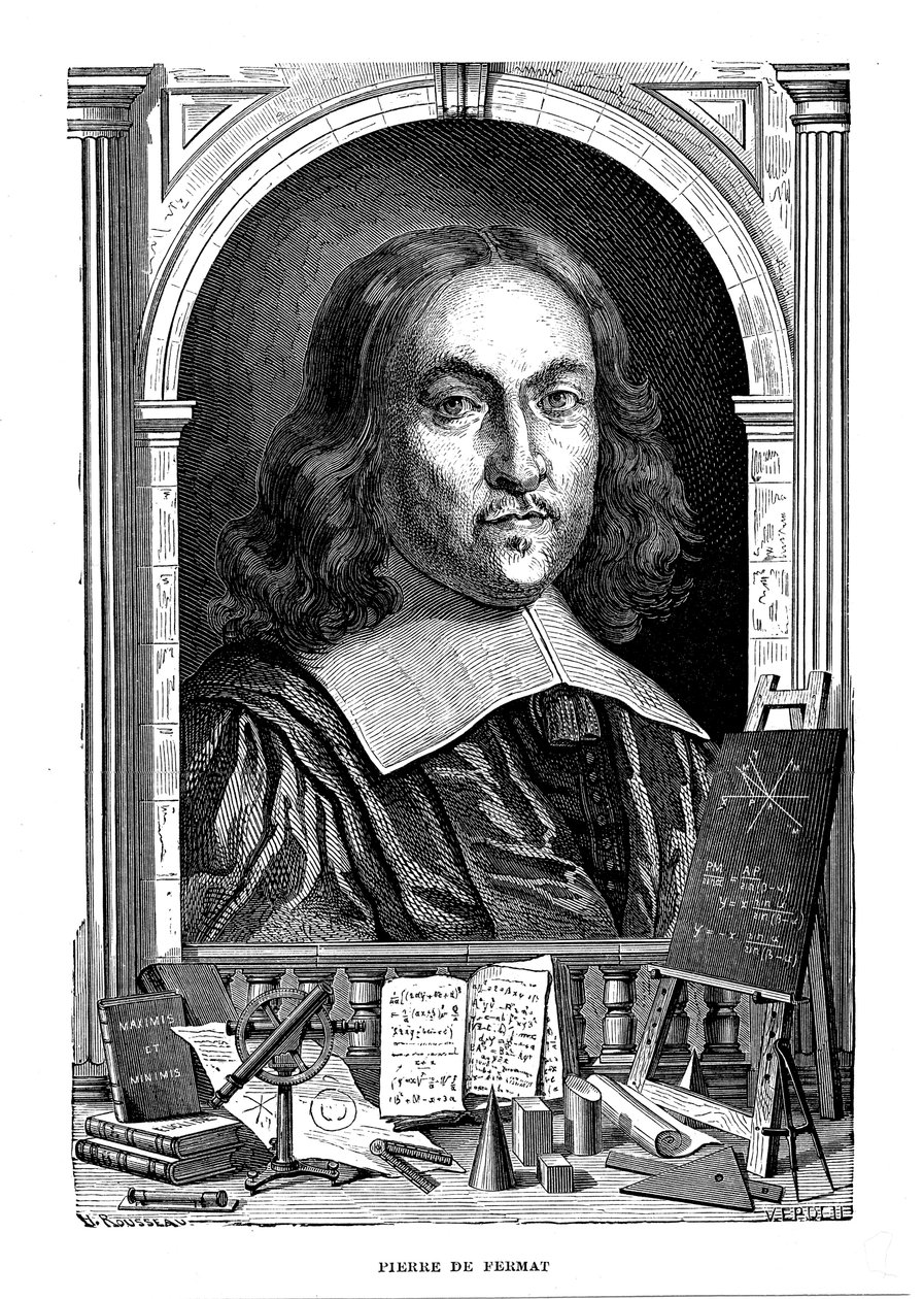 Pierre de Fermat, mathématicien français du 17e siècle, 1870 - Unbekannt