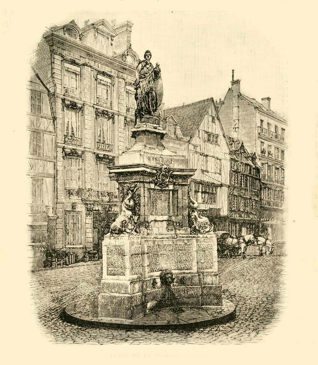 Place De La Pucelle, Rouen, 1890 - Unbekannt